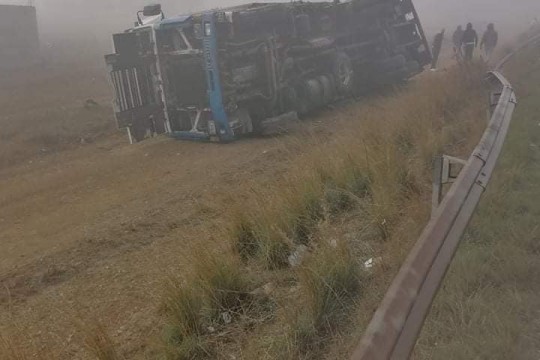 بسبب الضباب: حادث مرور مروَع في الطريق السيارة سوسة-تونس