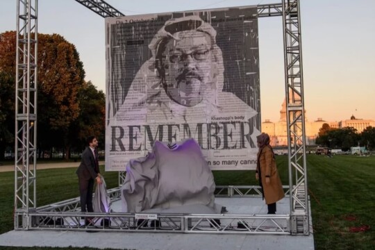 الذكرى الثالثة لاغتيال الصحفي جمال خاشقجي: وقفة بالشموع