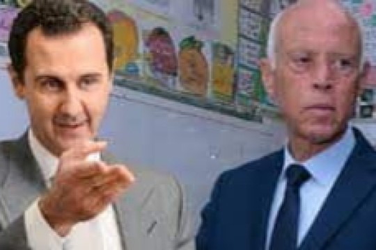 سعيّد يلتقي وزير خارجية النظام السوري ويبعث برسالة للأسد