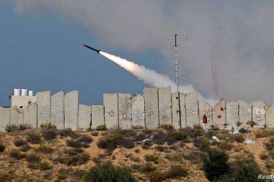 الجيش الإسرائيلي: مسلحو غزة يطلقون صاروخا باتجاه إسرائيل