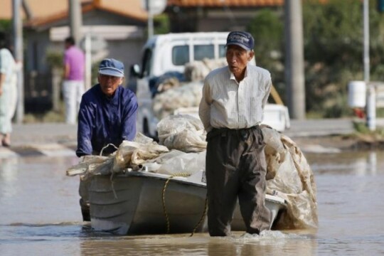 اليابان: إجلاء آلاف السكان تحسّبا لحدوث فيضانات وانهيارات أرضية