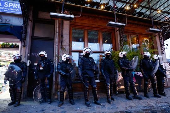 أعمال عنف في بروكسل بعد فوز المغرب على بلجيكا