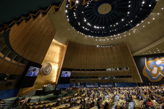الجمعية العامة للأمم المتحدة  تدين ضمّ روسيا "غير القانوني" لأجزاء من أوكرانيا