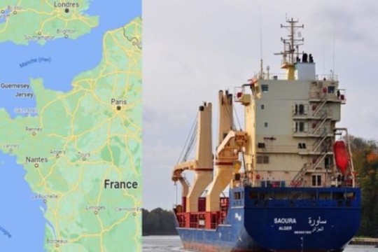 فرنسا تحتجز سفينة حاويات جزائرية