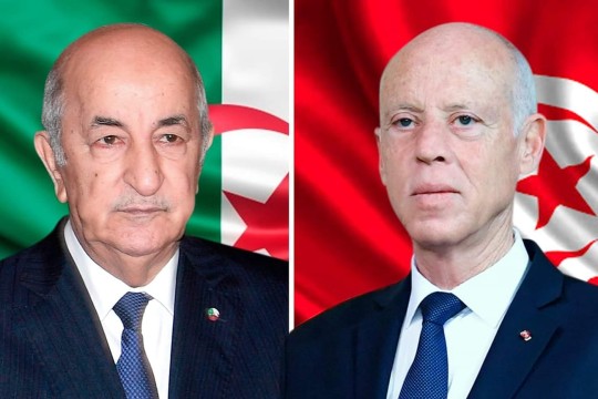 الرئيس الجزائري يدعم سعيد ويصفه بالوطني